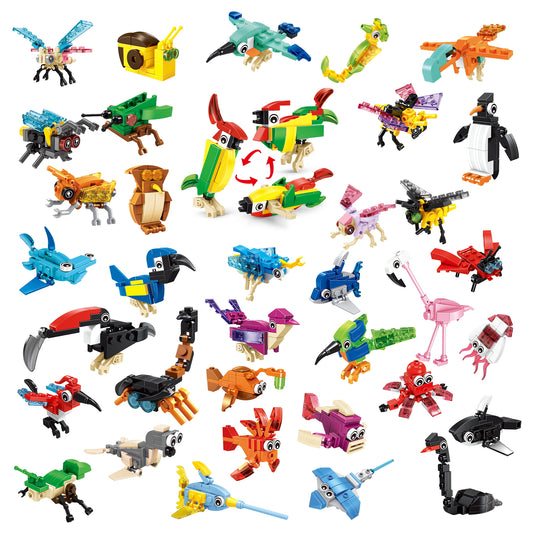 Casrra Animal Building Blocks Set 36 Packs